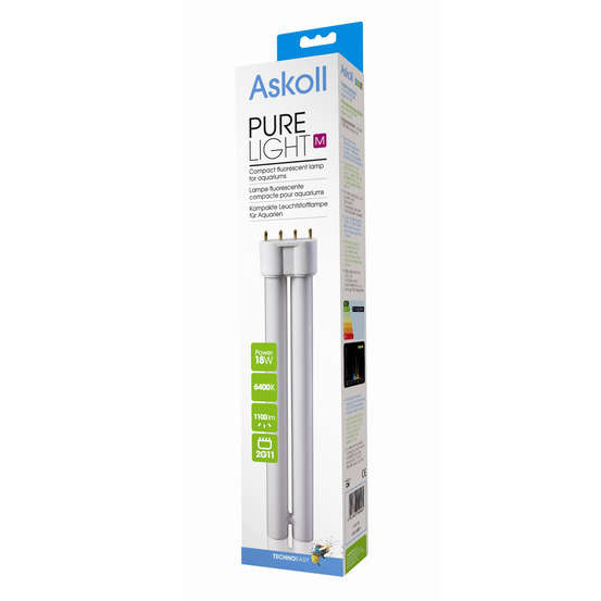 Lampe fluorescente compacte pour aquariums Pure Light M: 18W