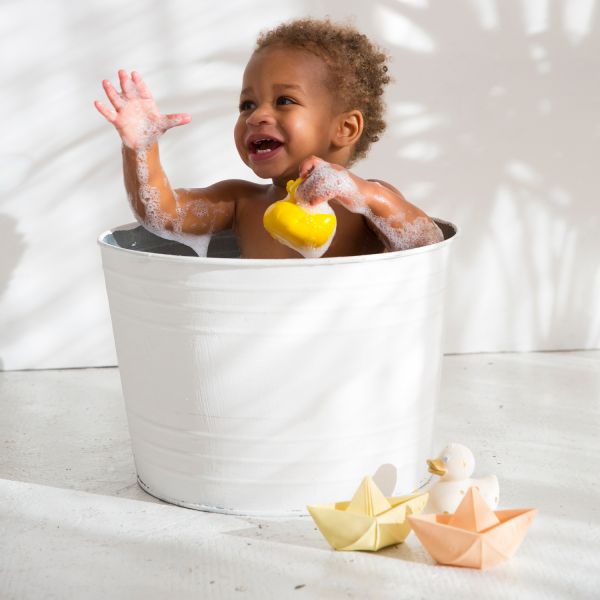 Oli & Carol Monochrome Badeendje Yellow