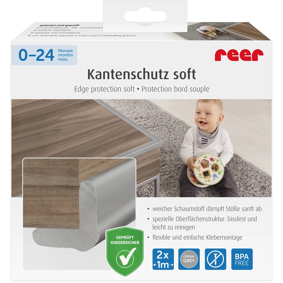 reer Kantenschutz soft, grau