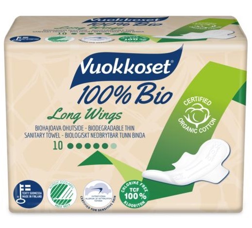 vuokkoset Maandverband long wings 10st