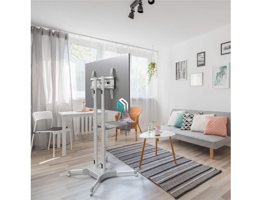 ONKRON - Pied de sol Support TV sur roulettes 32-65