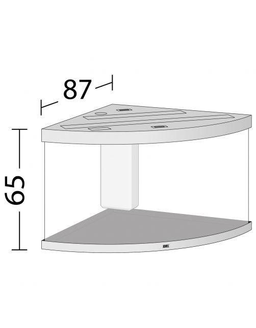 Juwel Aquarium Trigon 350 Led 123x87x65 cm - Aquaria