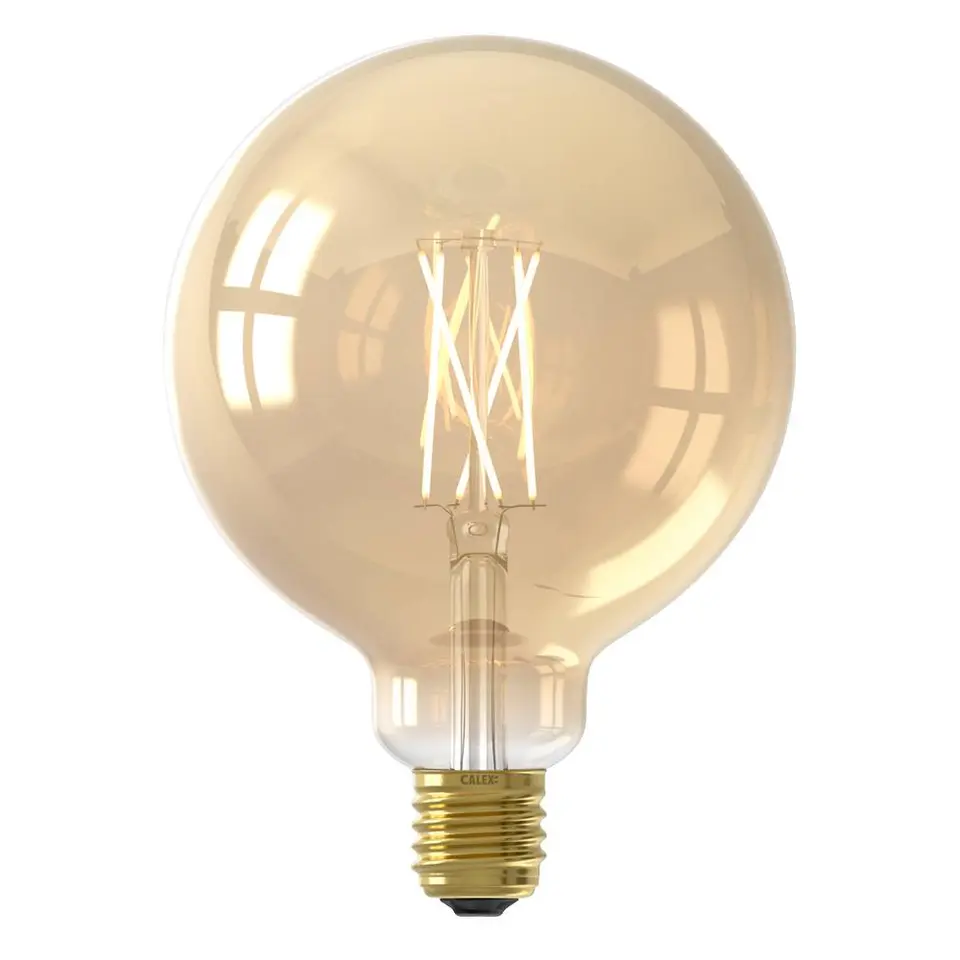 Calex Smart LED-globelamp G125 - goudkleurig - 7W