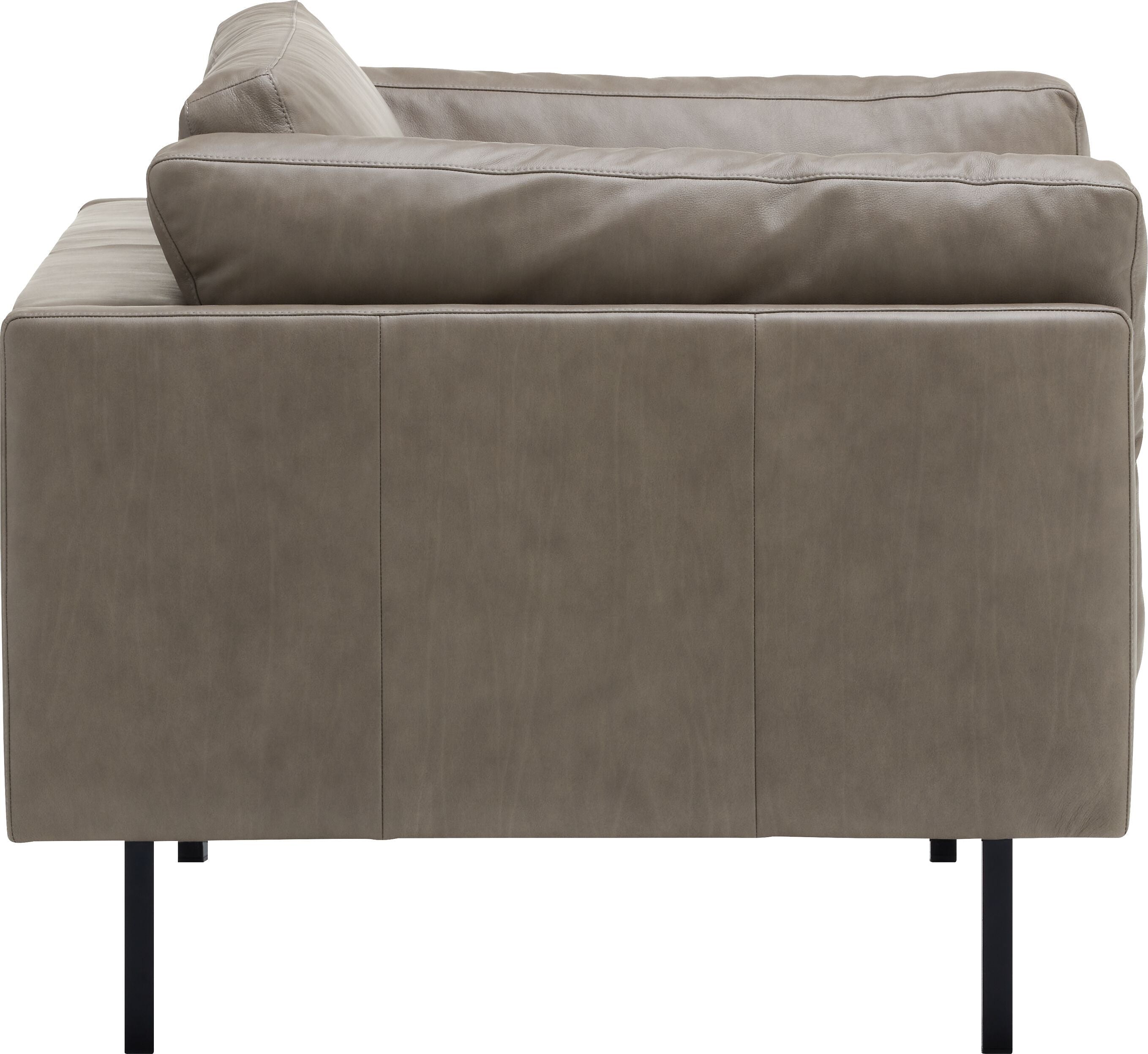 BOVINA Sessel - Taupe / B: 132.0 cm x T: 94.0 cm x H: 79.0 cm