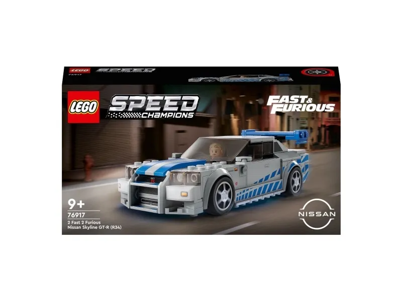 LEGO Speed Champions 76917 2 Fast 2 Furious Nissan Skyline GT-R (R34)