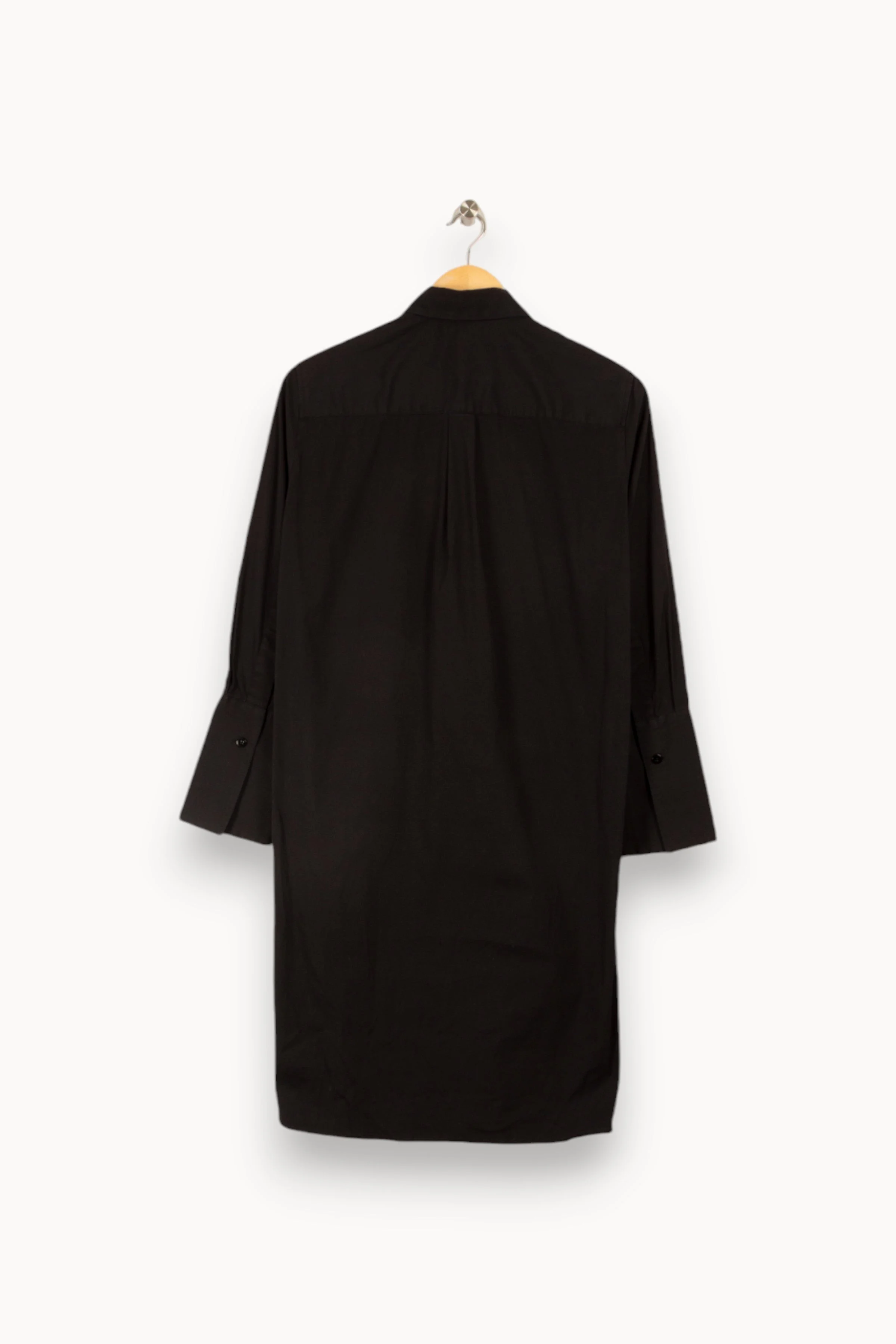 Robe chemise noire | Noir