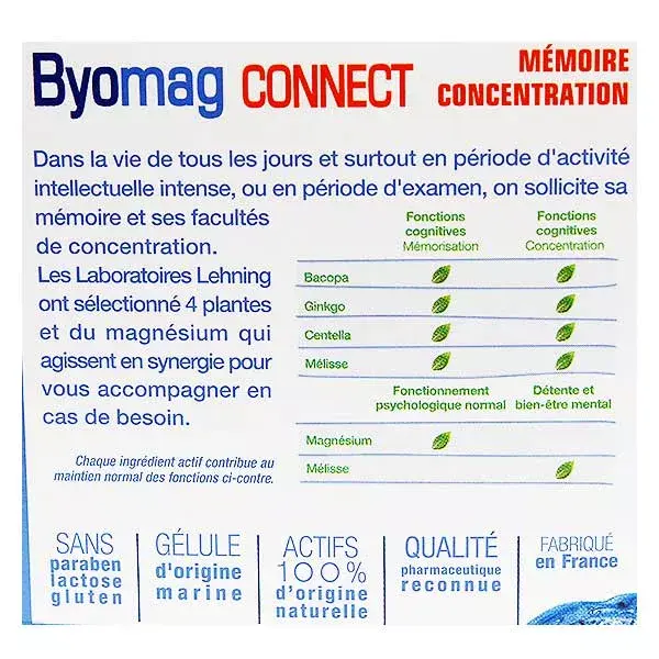 Lehning Vitality Byomag Connect 60 cápsulas