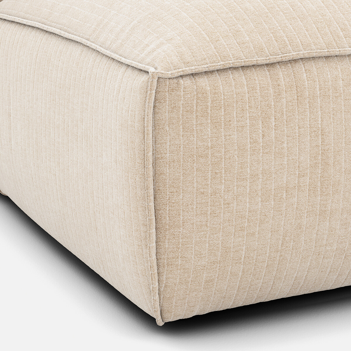 LA REDOUTE INTERIEURS<br>Sofá lounge, direito, veludo vintage, Seven