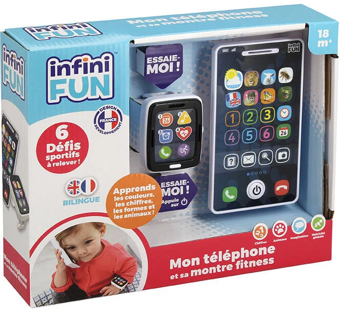 MON TELEPHONE ET SA MONTRE FITNESS