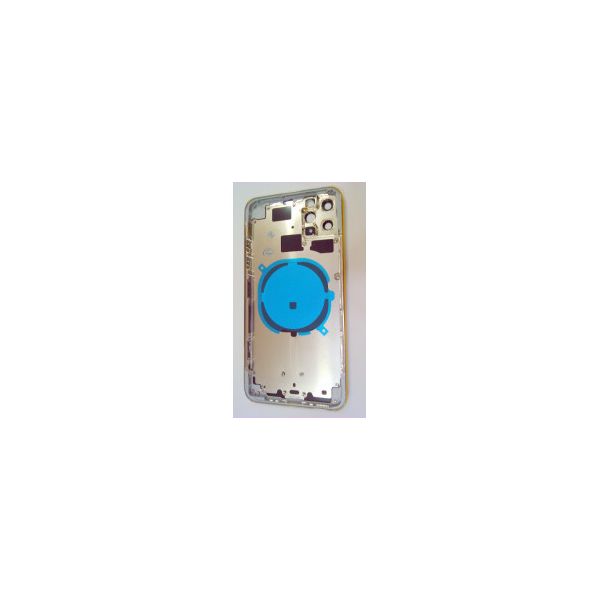Chassi Carcaça Frame Central   Tampa Traseira Prateado iPhone 11 Pro Max A2161 A2218 A2220