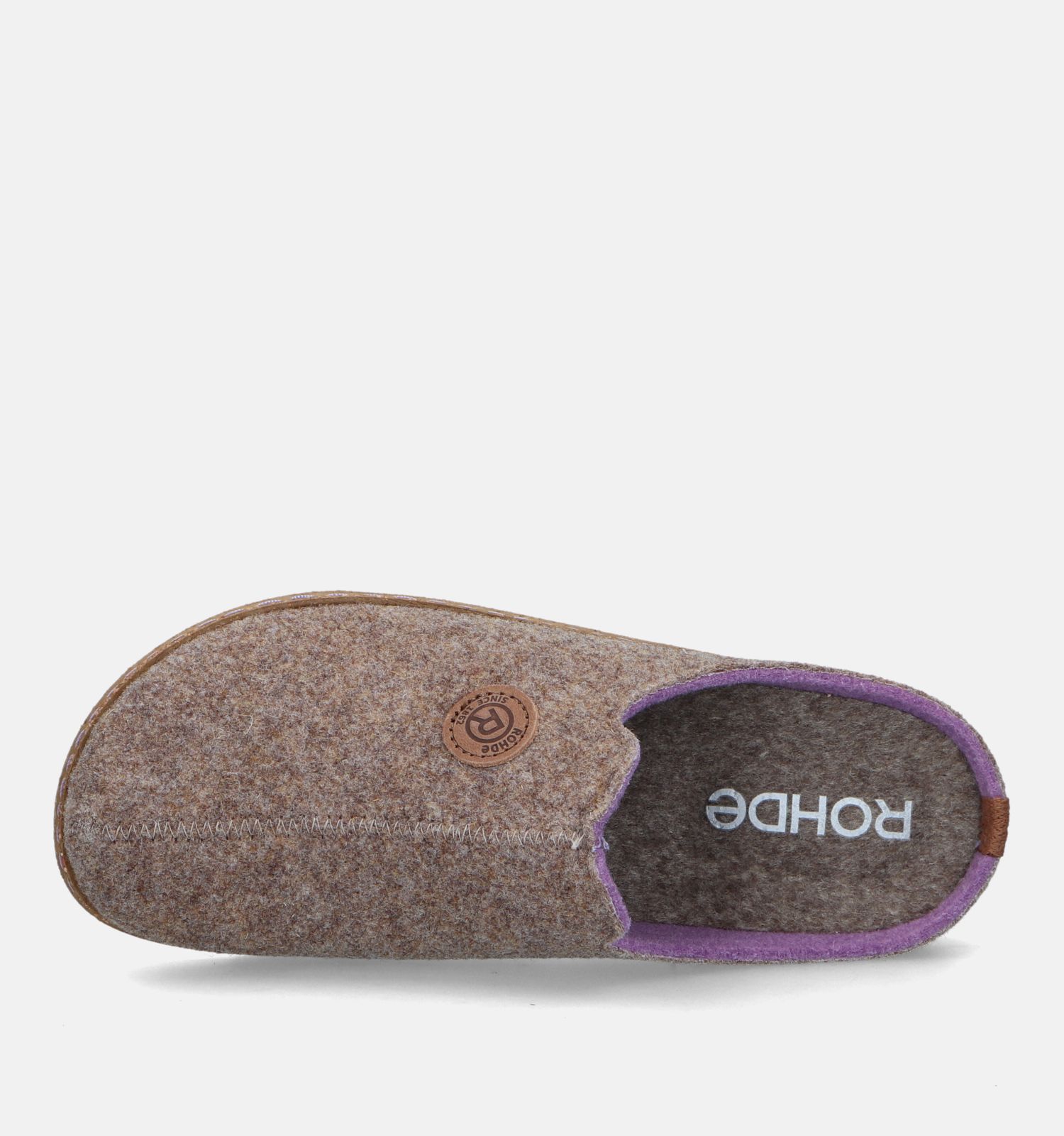 Pantoffels taupe