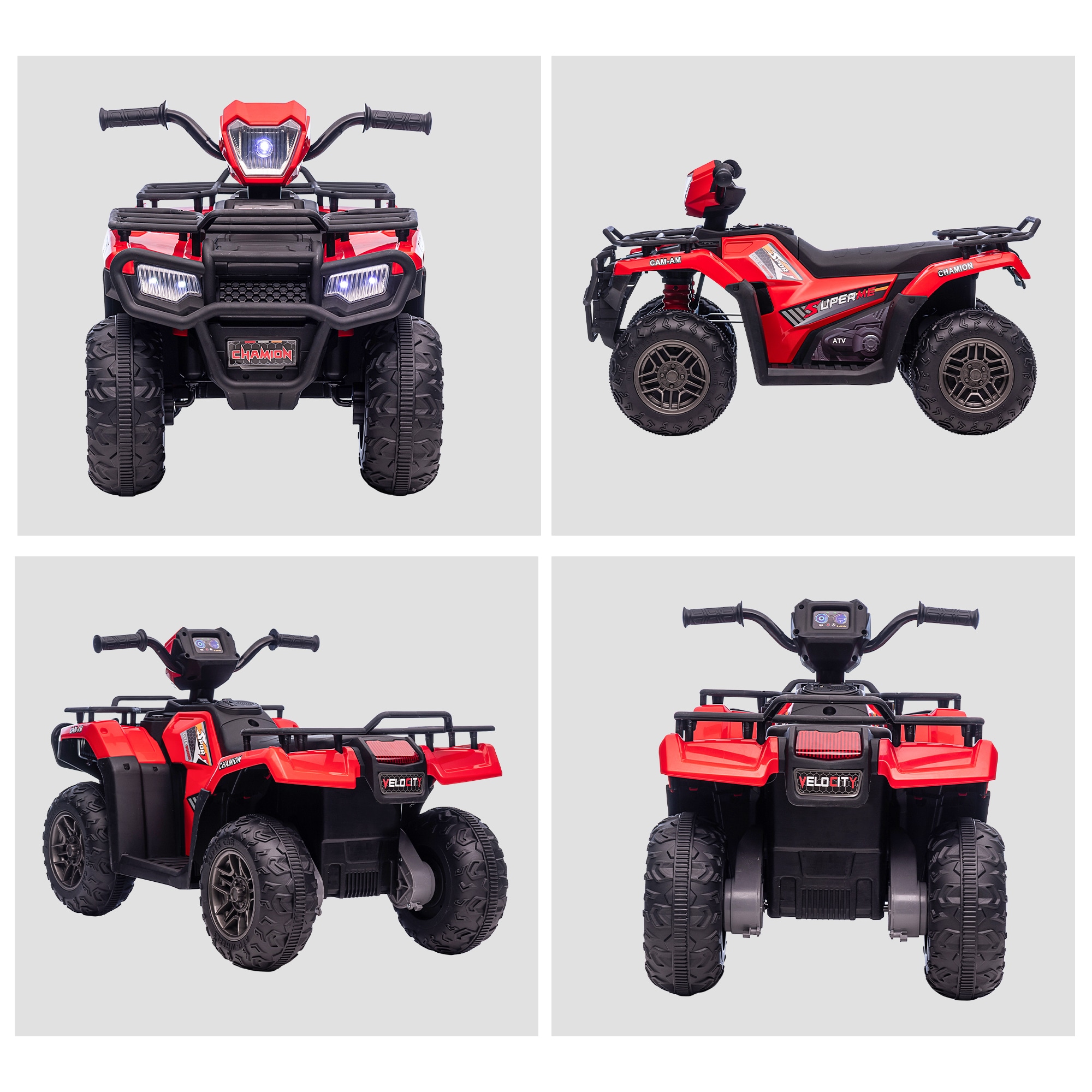 HOMCOM Kinderquad mit Soundeffekte 88L x 45B x 50H cm