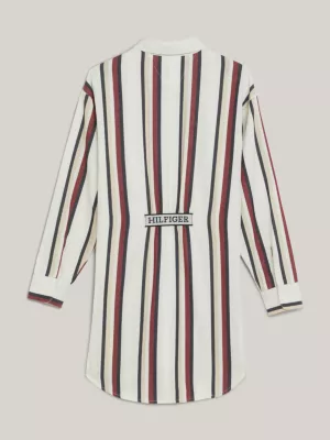 Vestido camisa listrado global
