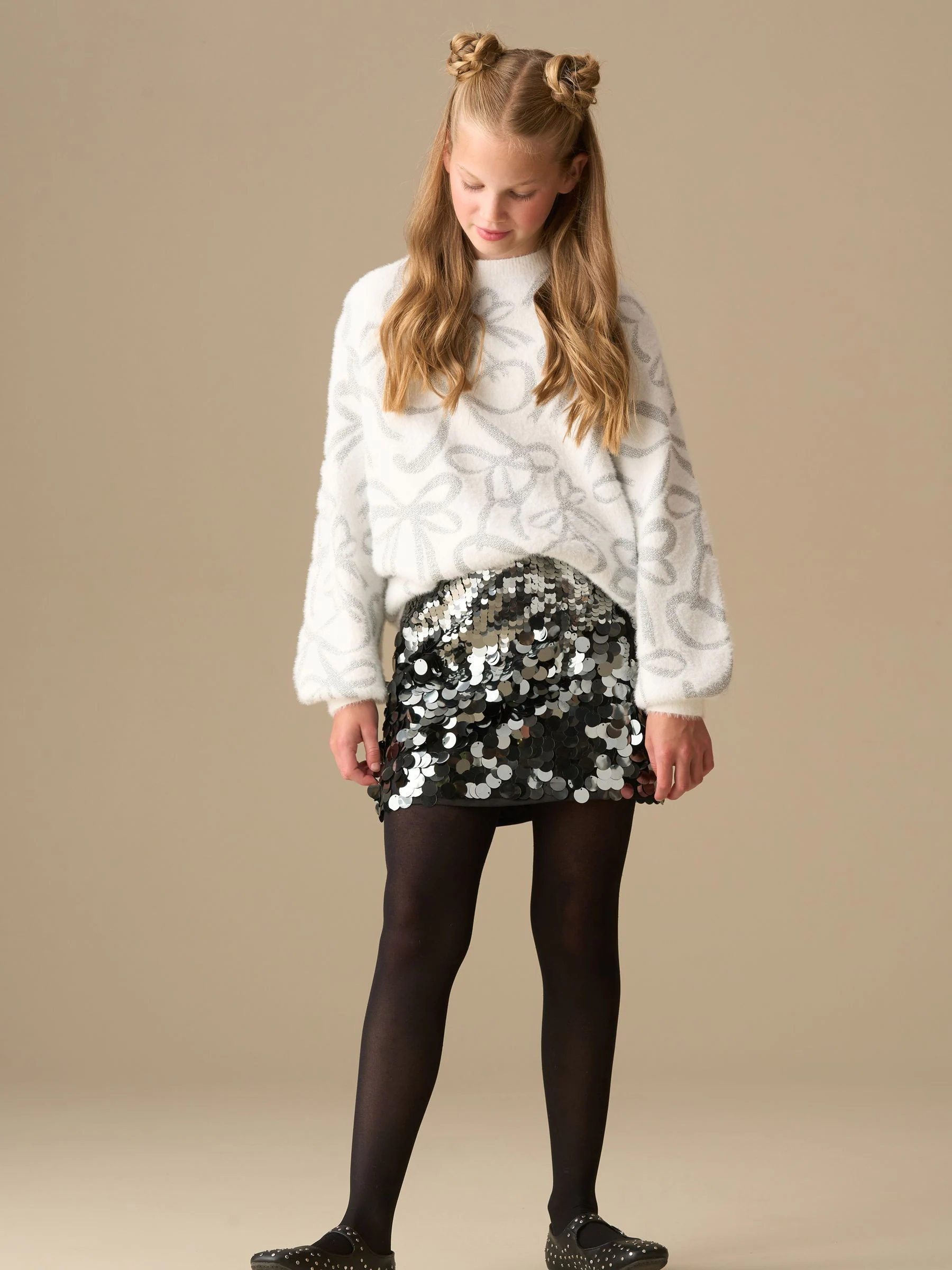 Wit - Angel & Rocket Livia Bow Eyelash Jumper