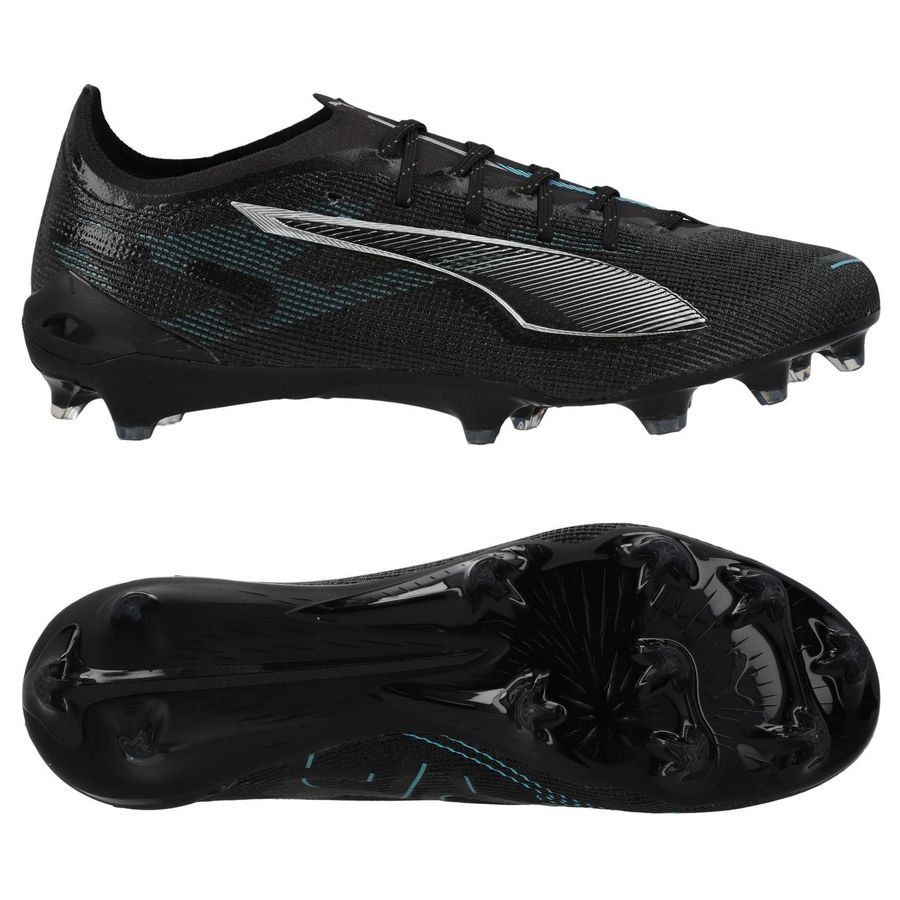 PUMA Ultra 5 Ultimate FG Eclipse - Noir/Argenté/BLeu