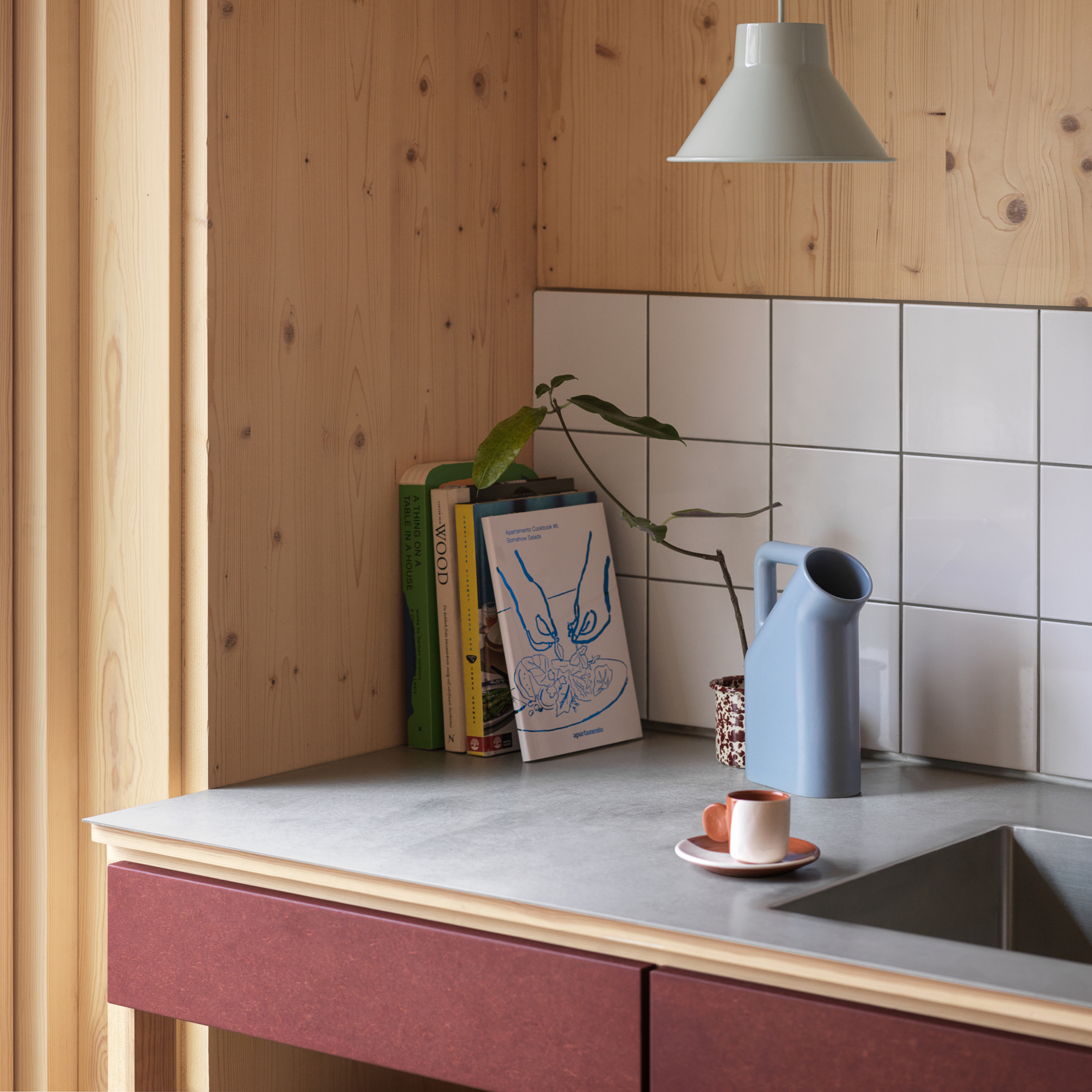 Karaf Tub Jug Pale blauw