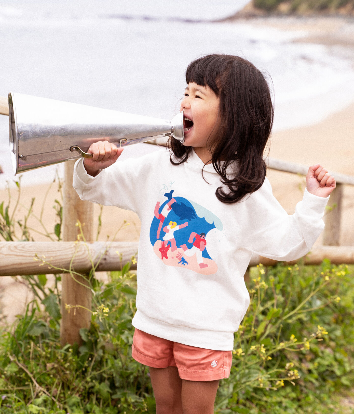 Sweatshirt garçon Petit Bateau x Water Family