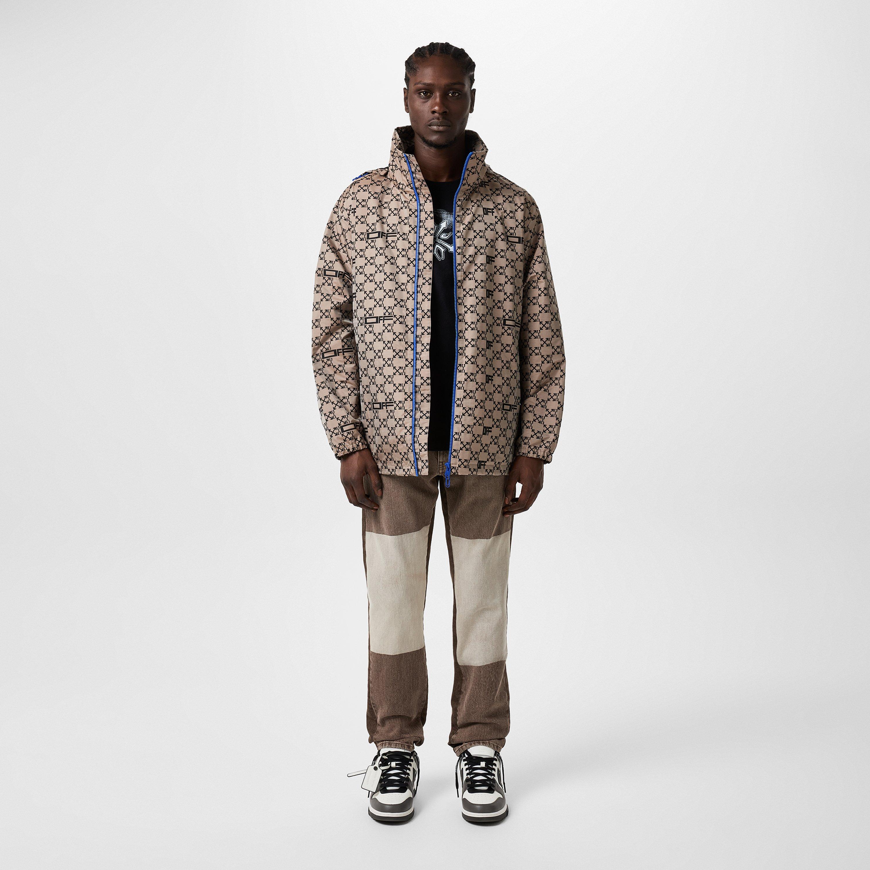 Off White All Over Logo Windbreaker