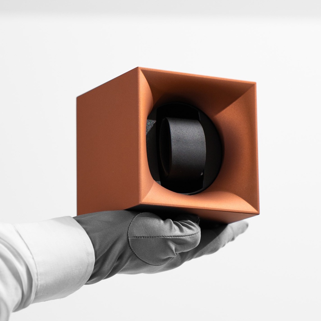 SwissKubik Startbox Soft-Touch Bronze - 1 Uhr