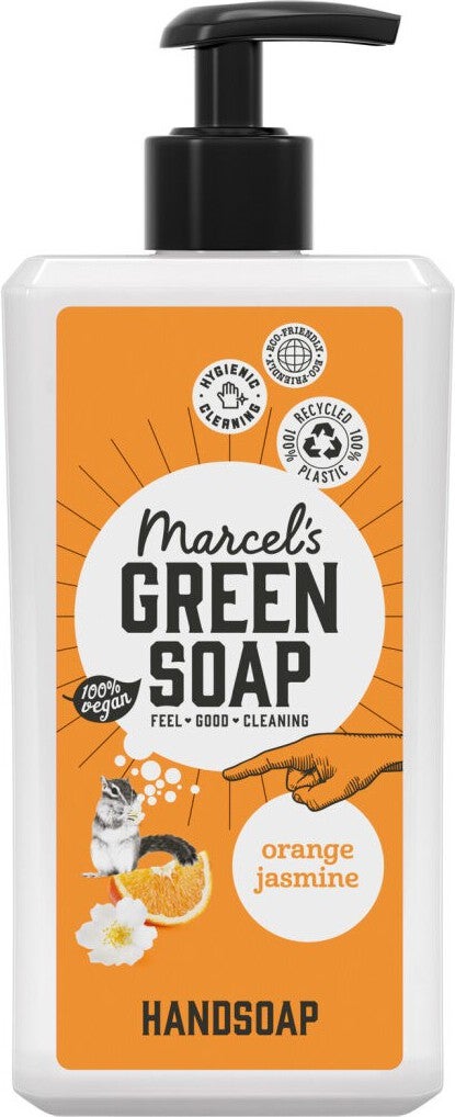 Marcel's Green Soap handzeep Sinaasappel en Jasmijn 250 ml