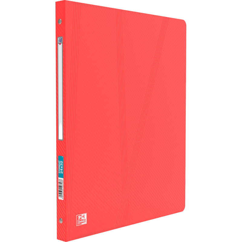 Classeur Oxford Hawai 24X32 D20 4An -O PP Translu Assorti
