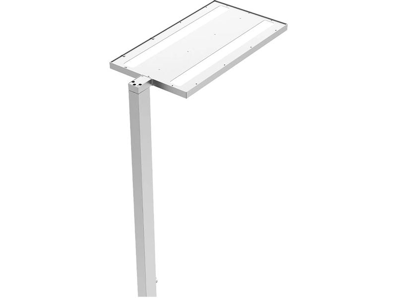 Contini Bürostehleuchte dimmbar 30W, 7500 lm, 6000K – Silbe Büro-Stehlampe»