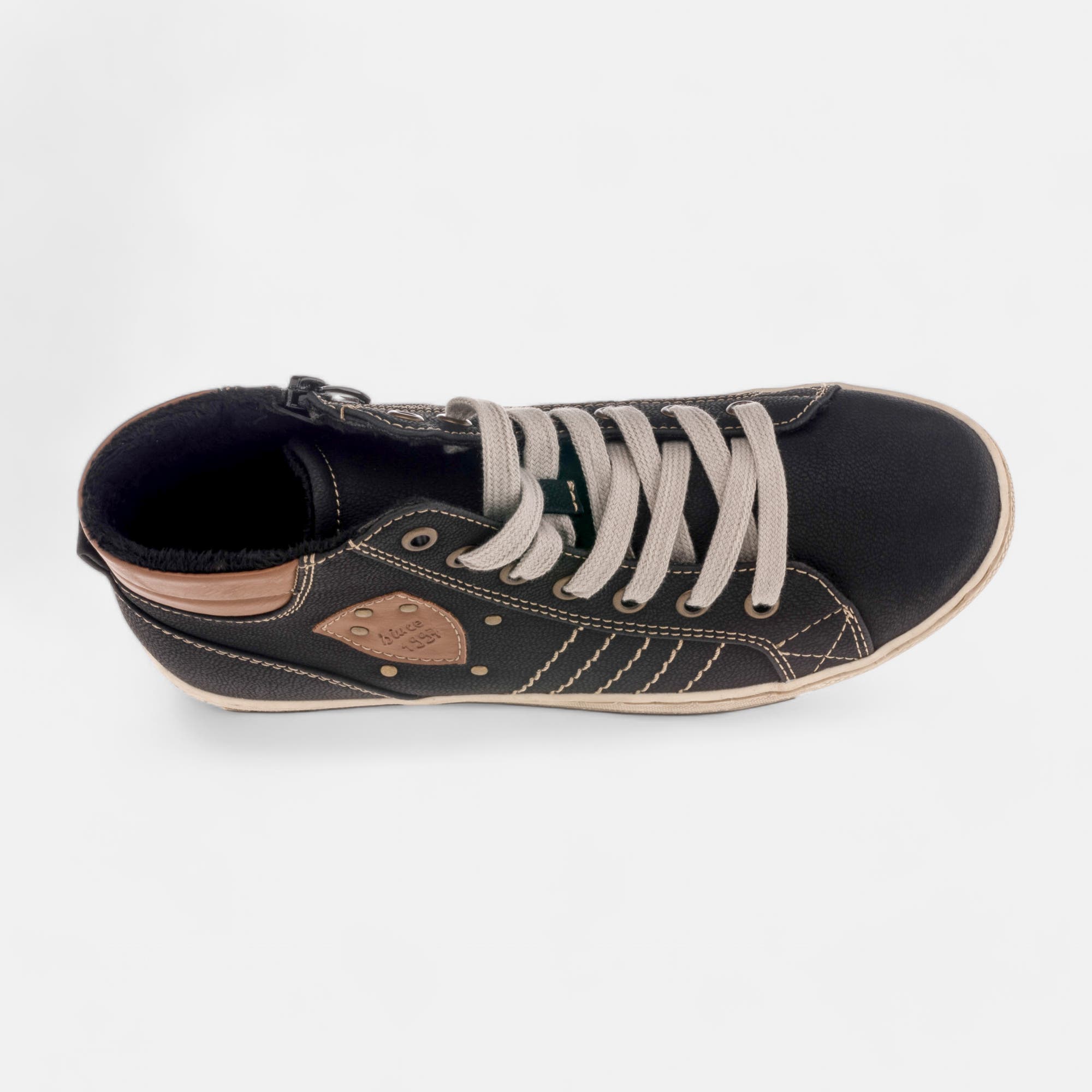 Baskets hautes Femme noir