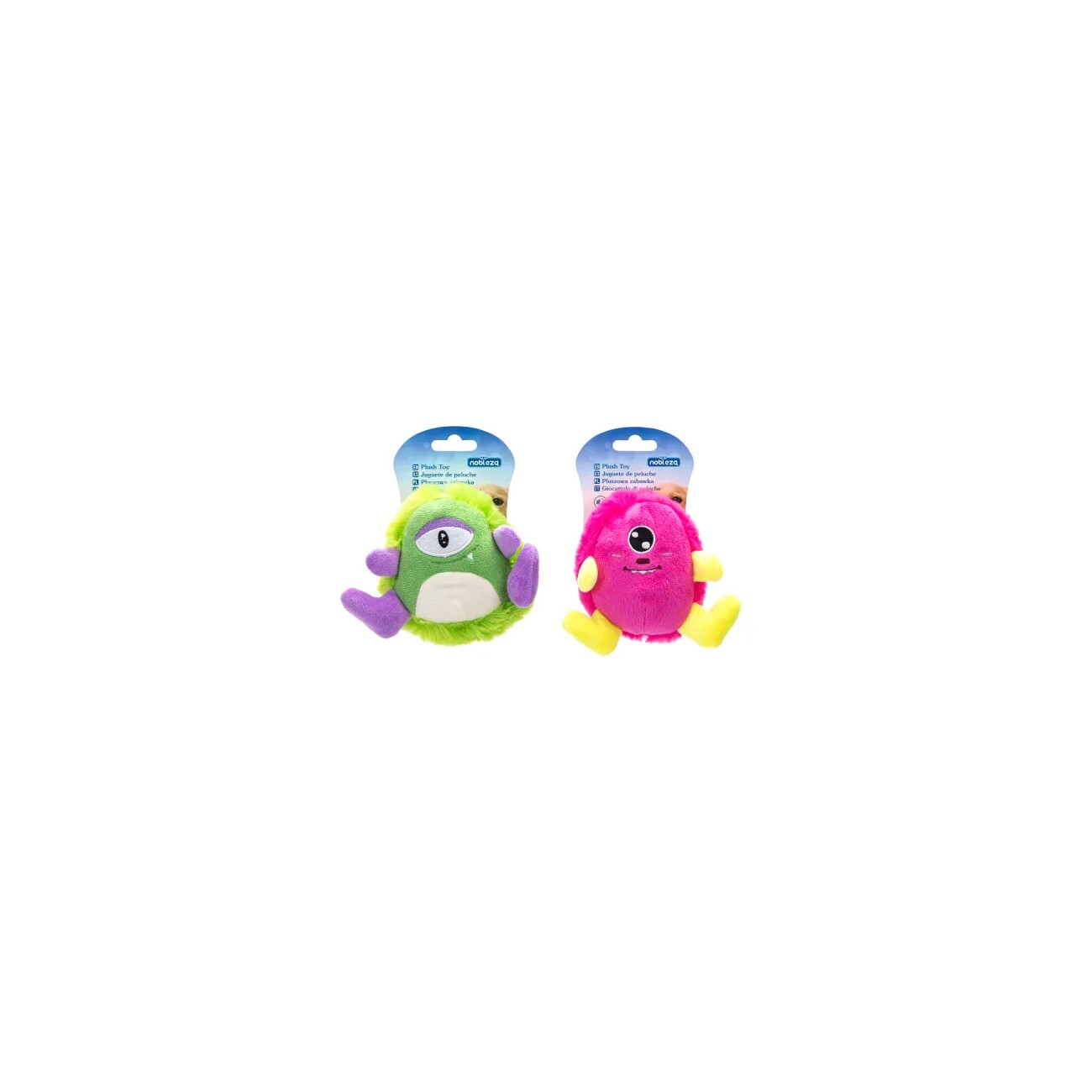 nobleza - Plüsch-Monsterspielzeug pink