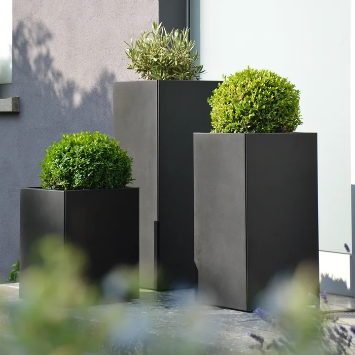 Jan Kurtz - Planter Pflanzkübel H 80 cm, schwarz