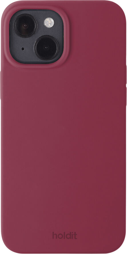 HoldIt Silicone Case iPhone 15 Red Velvet Bordeaux