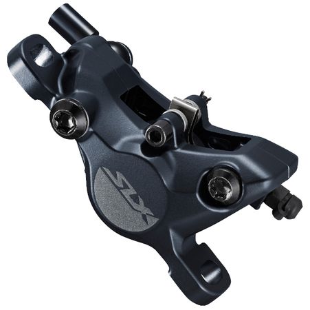 SLX M7100 2-Kolben Bremssattel, G03S Belag Kunstharz  schwarz