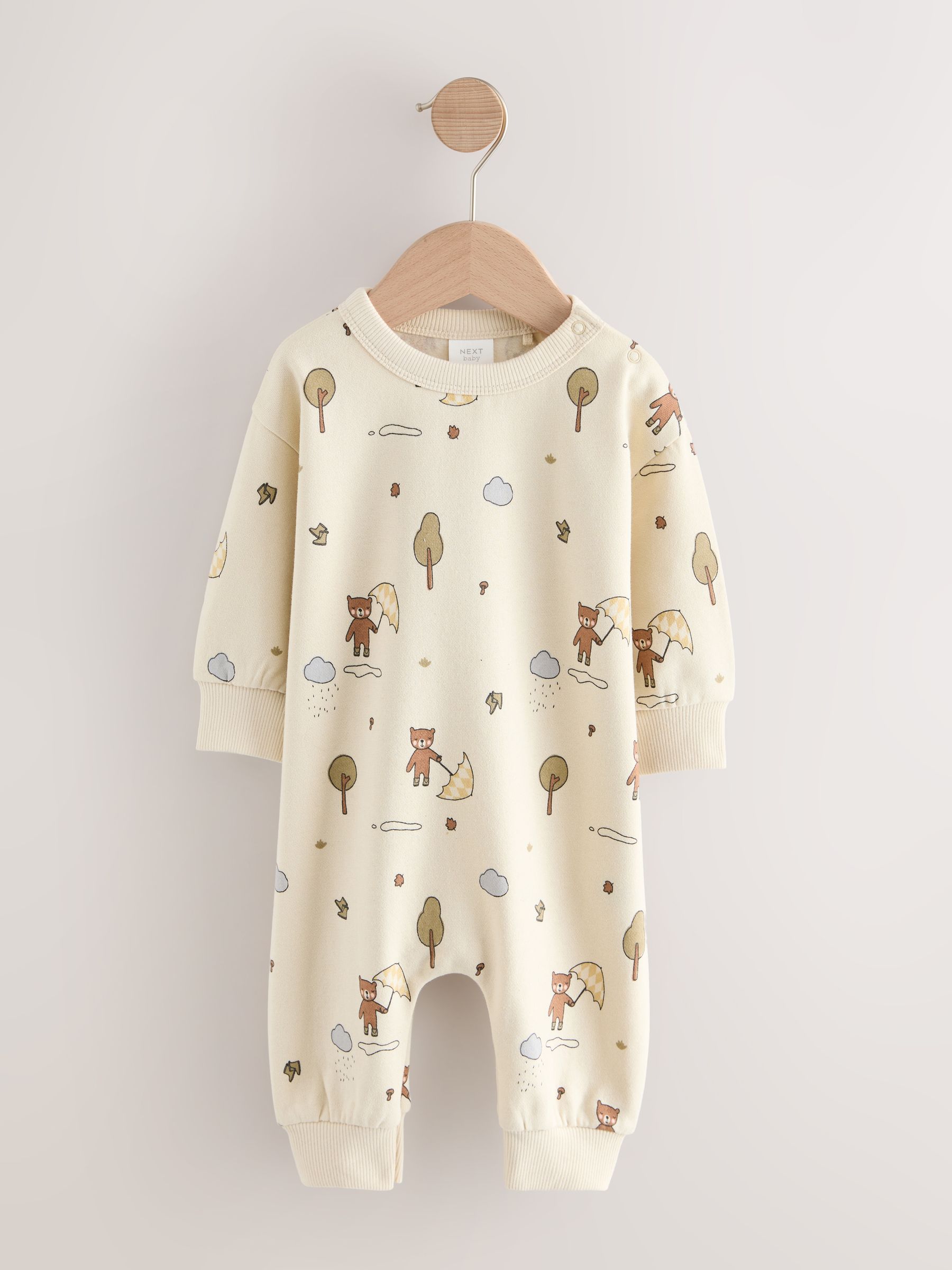 Eru met berenprint - Baby joggingromper (0mnd-3jr)