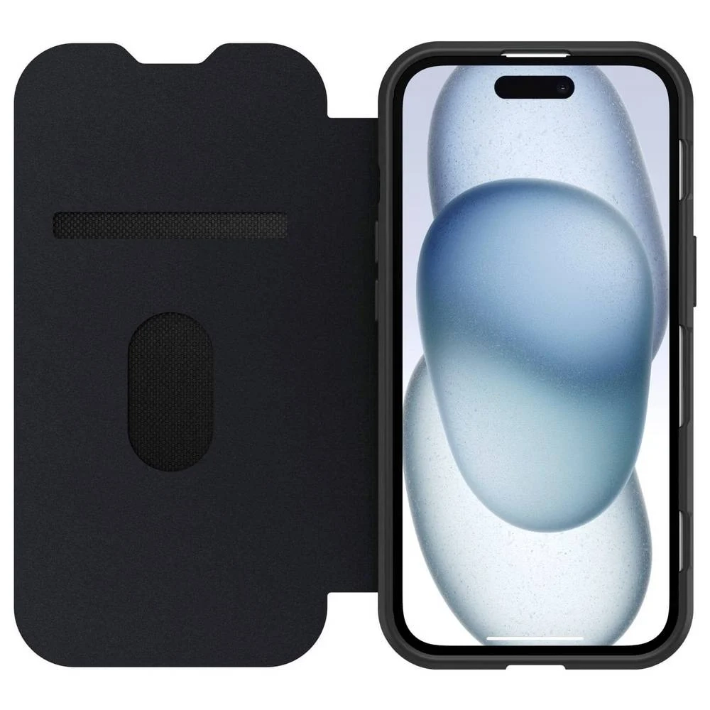 iPhone 16e MagSafe Book Cover Tasche React Folio Series (77-97827) - Schwarz