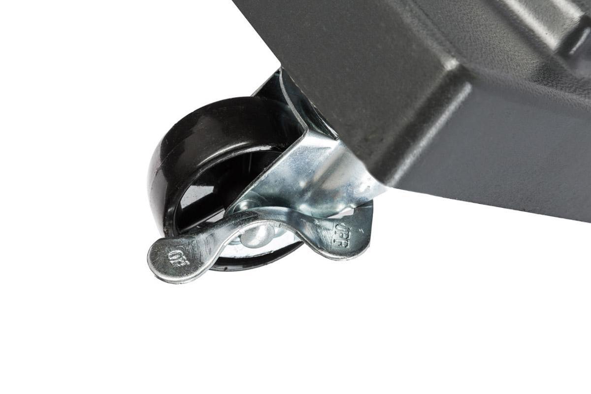 PIED PARASOL CARRE 15KG ROUES NOIR