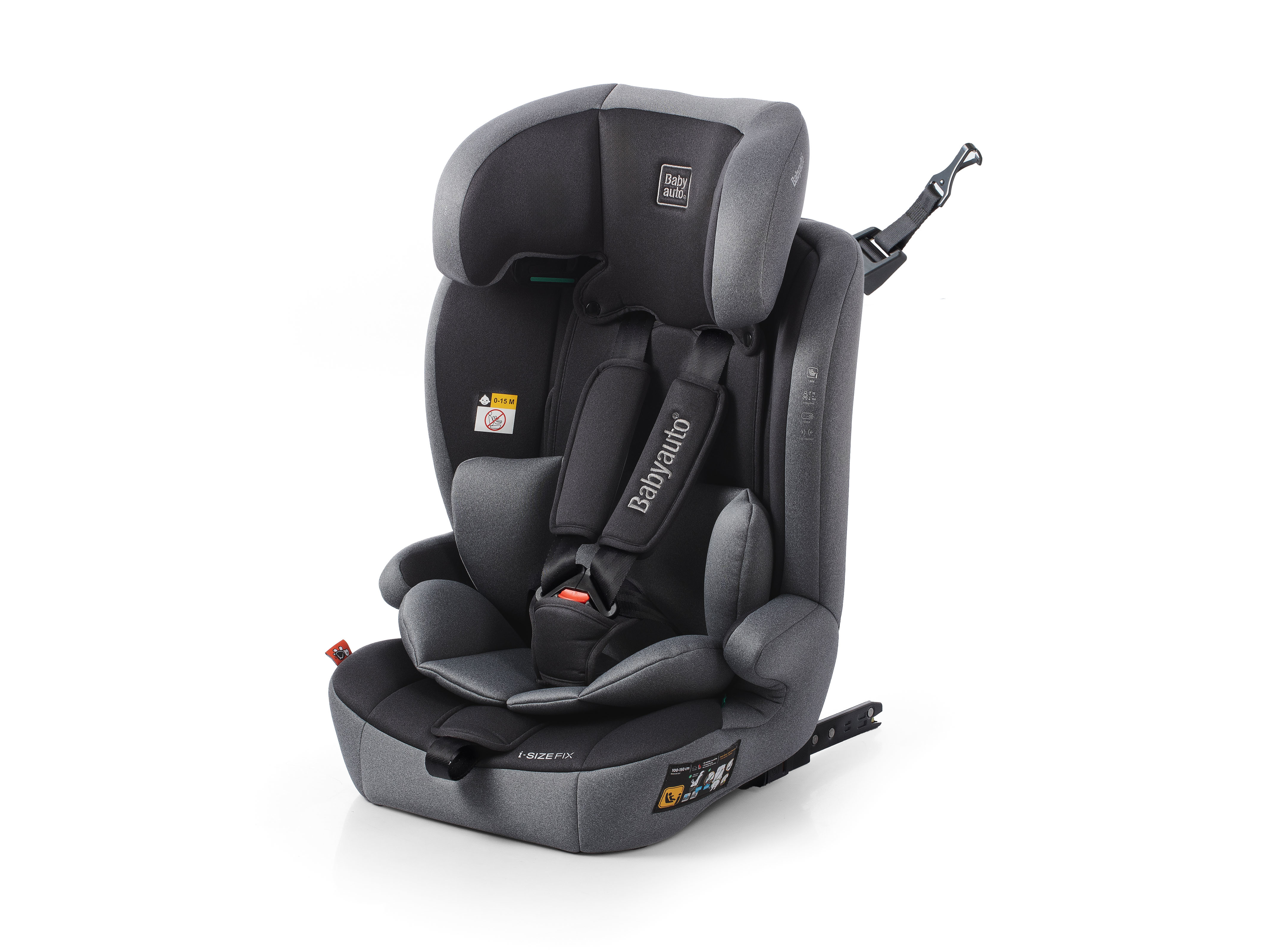 CADEIRA AUTO I-SIZE BABYAUTO 76-150CM ISOFIX ANTRACITE