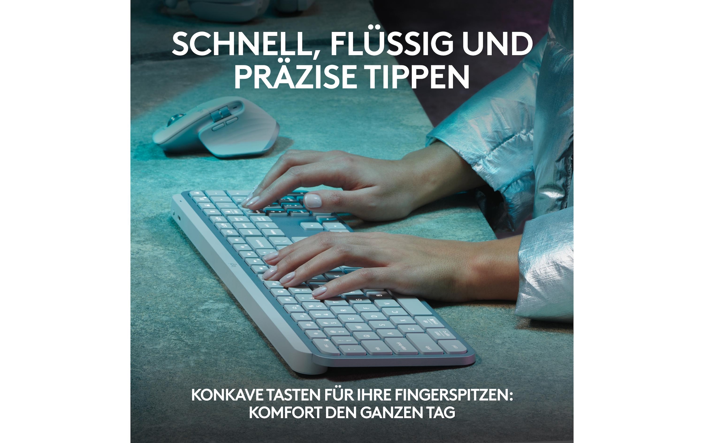 Logitech Wireless-Tastatur »MX Keys S CH-Layout« ()