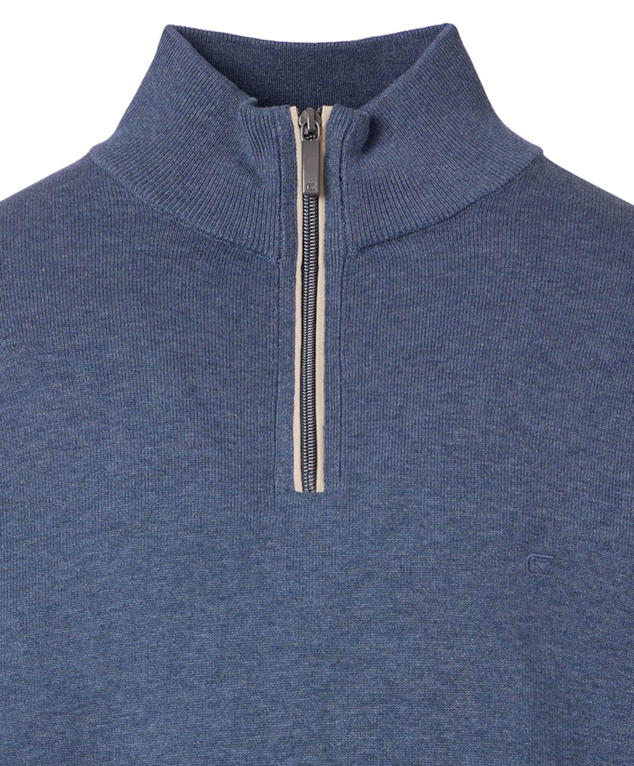 CASAMODA Trui met rits blauw