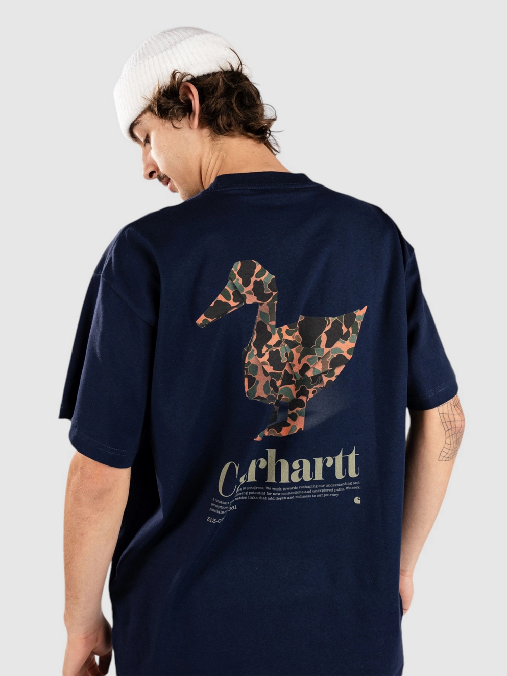 Carhartt WIP Fold Duck T-Shirt air force blue