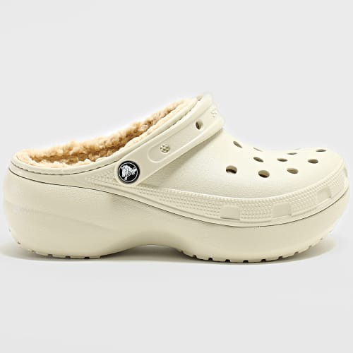 Claquettes Classic Platform Lined 207938 Bone