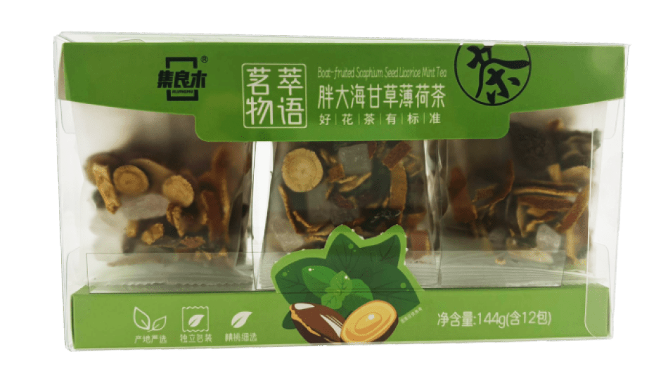 Ji Liang Mu Scaphiumzaad Zoethout Muntthee 144g