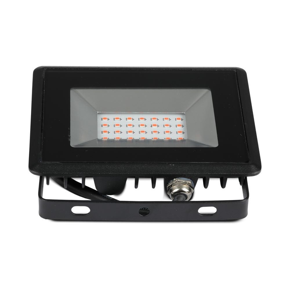 Zwarte LED-schijnwerpers - E-serie - 20W - Rood - IP65