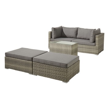Loungeset Santiago Antraciet