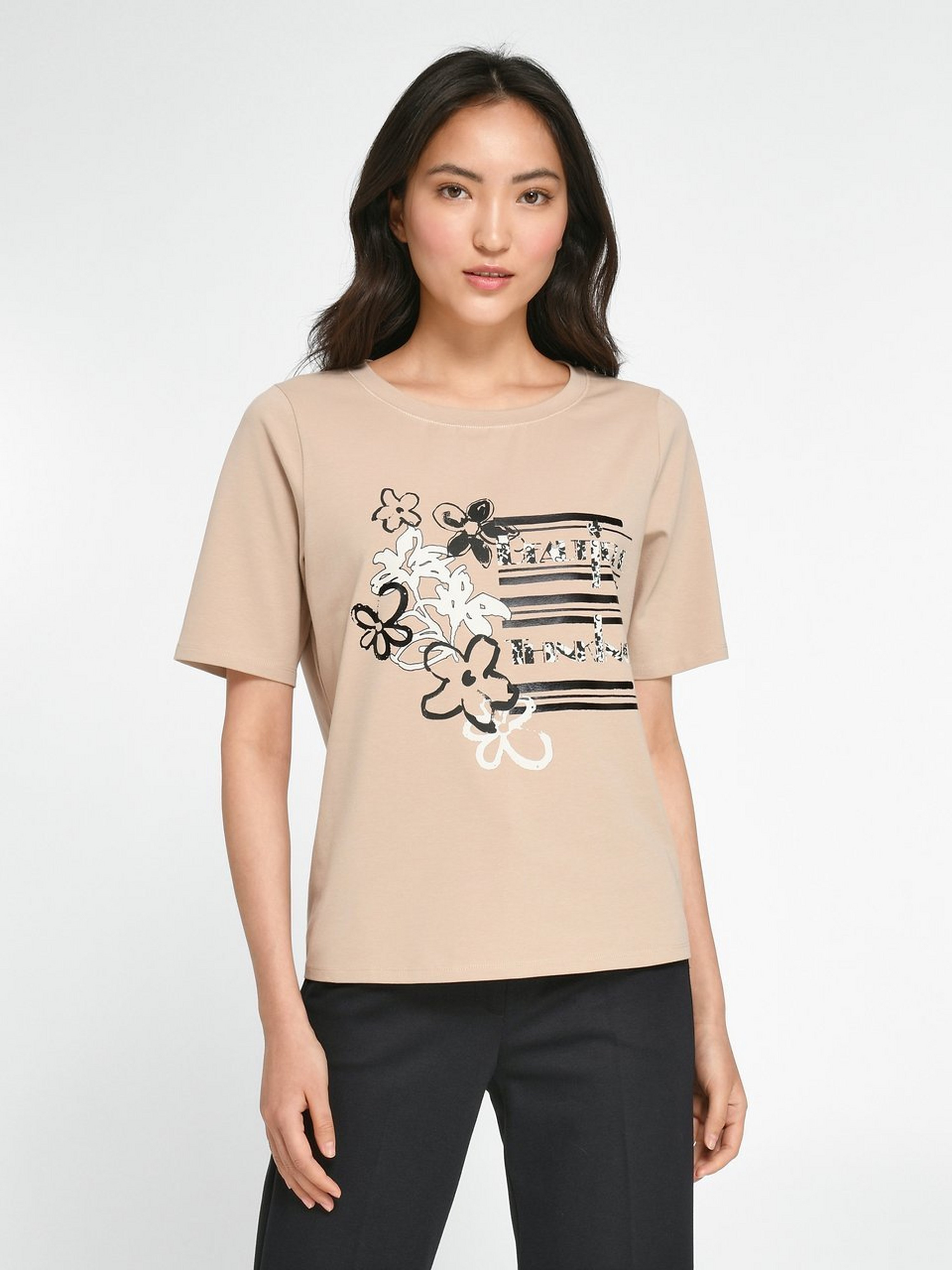 Rundhals-Shirt