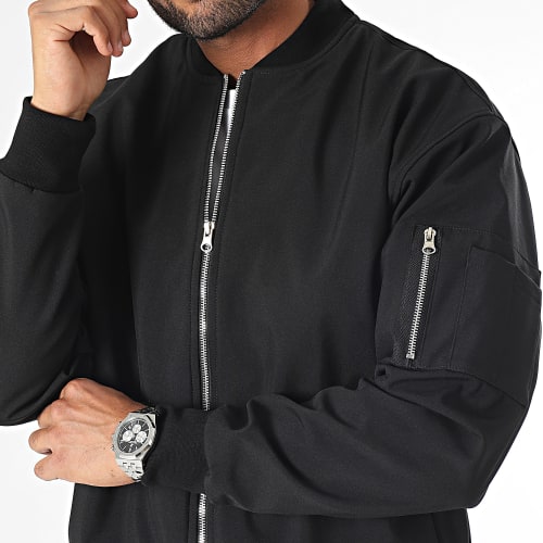 Veste Bomber Oversize Large 0260 Noir