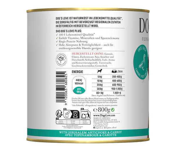 DOG'S LOVE Nassfutter für Hunde Adult, 6 x