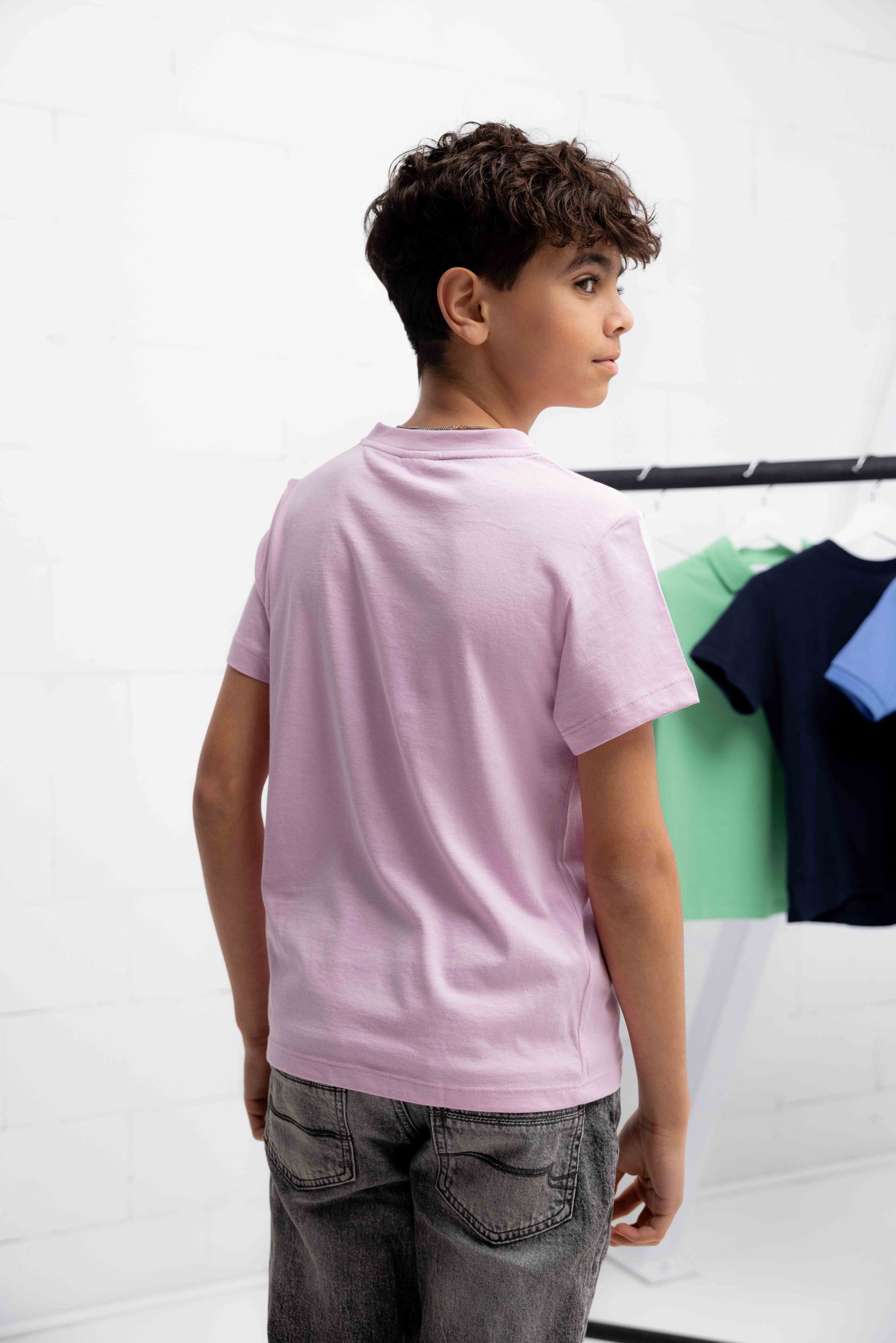 Lacoste Small Logo T-Shirt Kids Roze