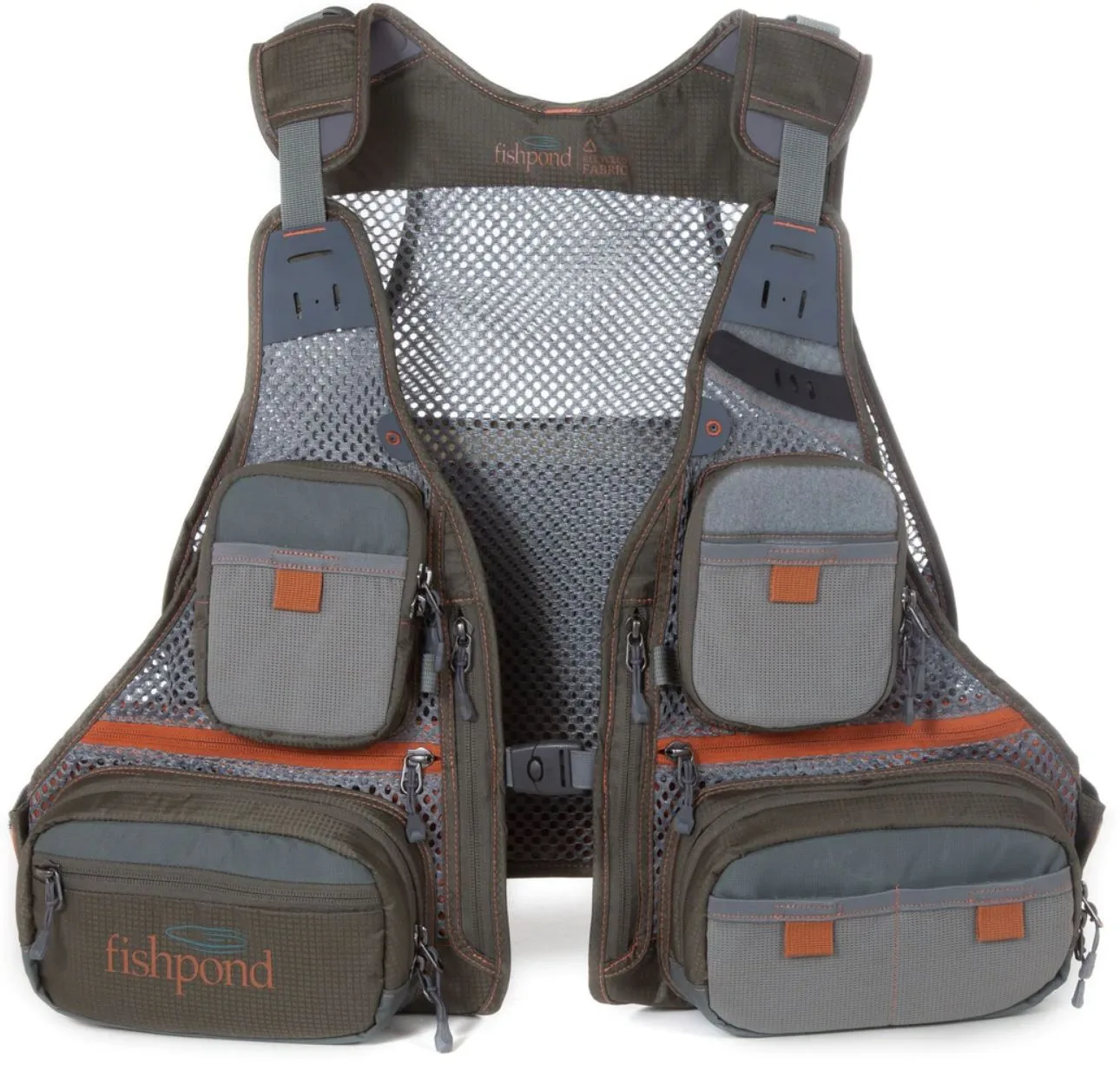 Fishpond Fishpond Sagebrush Pro Mesh Vest Lett Onesize Mesh Fluevest Med 17 Lommer Grey