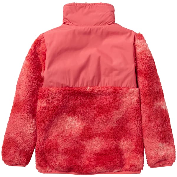 Sweat polaire HELLY HANSEN K CHAMP 1/2 ZIP MIDLAYER SUNSET SUNSET PINK AOP