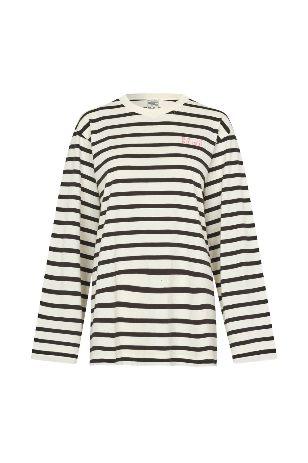 Baum und Pferdgarten  Jeevana langærmet t-shirt - Black Whisper Stripe