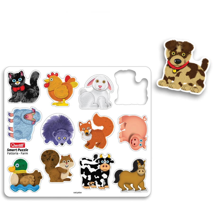 Quercetti Magnetisches Puzzle: Bauernhof